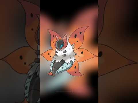 寶可夢圖鑑 #pokemon No.0637 火神蛾ウルガモス Volcarona #0637 #寶可夢卡牌 #pokemongo #寶可夢 #shorts #神奇寶貝 #第五世代