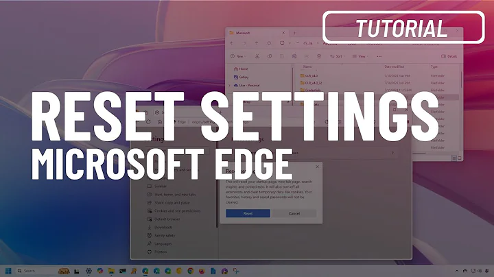 Microsoft Edge: Reset settings to factory defaults (2 methods)