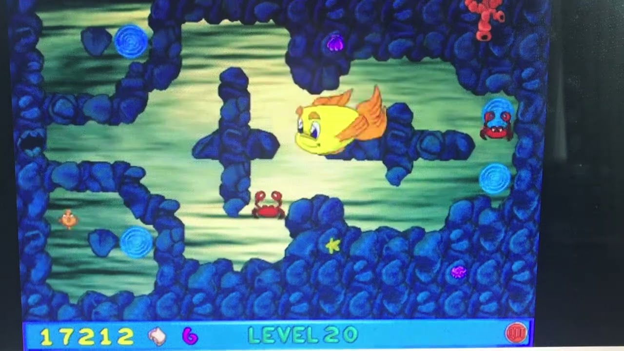 Freddi Fish and Luther's Maze Madness: All sandwich eating animations