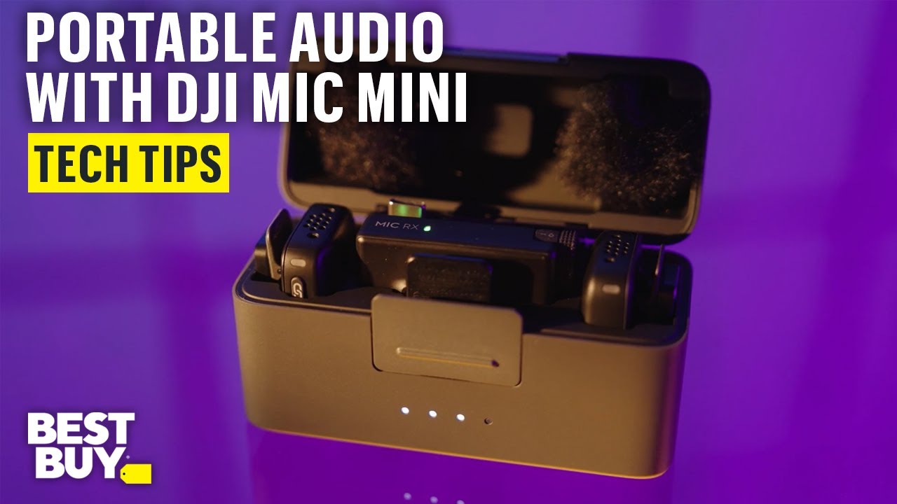 Portable and Professional-Sounding Audio with the DJI Mic Mini – Tech Tips from Best Buy
