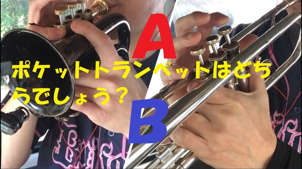 ポケットトランペット　SAVALEY どちらがポケットトランペット？ 第2弾 説明欄を読んでください
