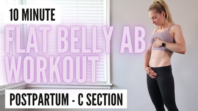 10 Minute C-section Ab Workout for Diastasis Recti - heal & strengthen your  abs postpartum 