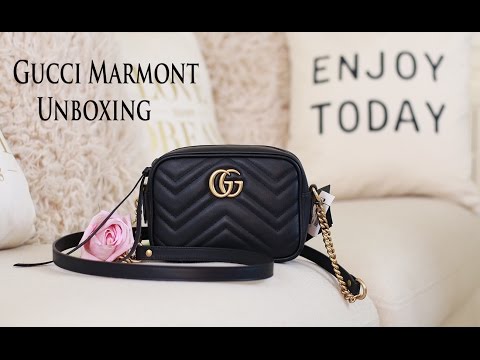 GUCCI GG Marmont Small Camera Bag in Black Leather [ReSale] | COCOON