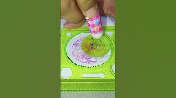 How Many Draws a Beautiful asmr Spirograph rotation Flower 2024 #asmr #art #spirograph #diy