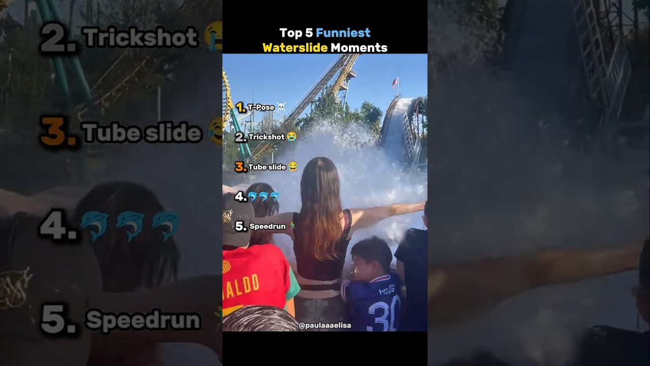 Top 5 Funniest Waterslide Moments