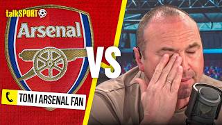 DONT GIVE ME THAT! Arsenal fan FUMING with Jason Cundy for wanting Spurs to STAY UP!