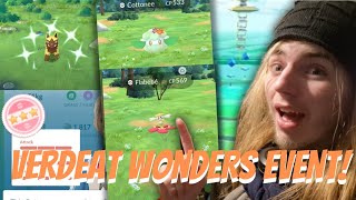 DAY 1 OF THE VERDANT WONDERS EVENT! I CAN'T BELIEVE I GOT THIS HUNDO THIS QUICKLY! - Pokémon GO
