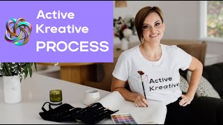 Art Therapy Session PROCESS  with Active Kreative Approach