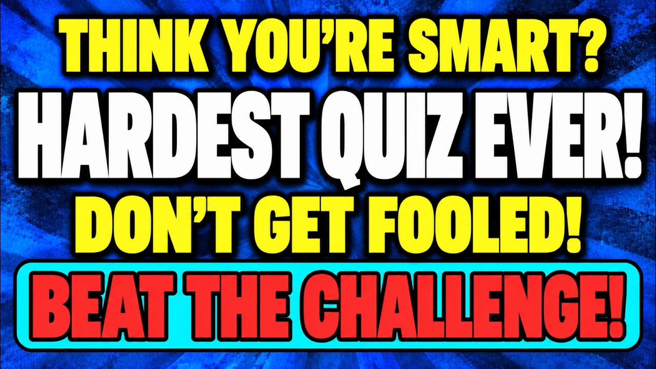 Smart Recovery Questions 1. Think You’re Smart? Try This 40-Question Trivia Challenge! 🏆 - YouTube