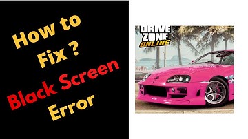 Fix Drive Zone App Black Screen Error Problem Solved in Android - Drive Zone App screen issue solved