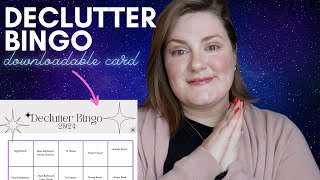 2024 DECLUTTER BINGO CARD | How Im gamifying my declutter series | YOP EP 5