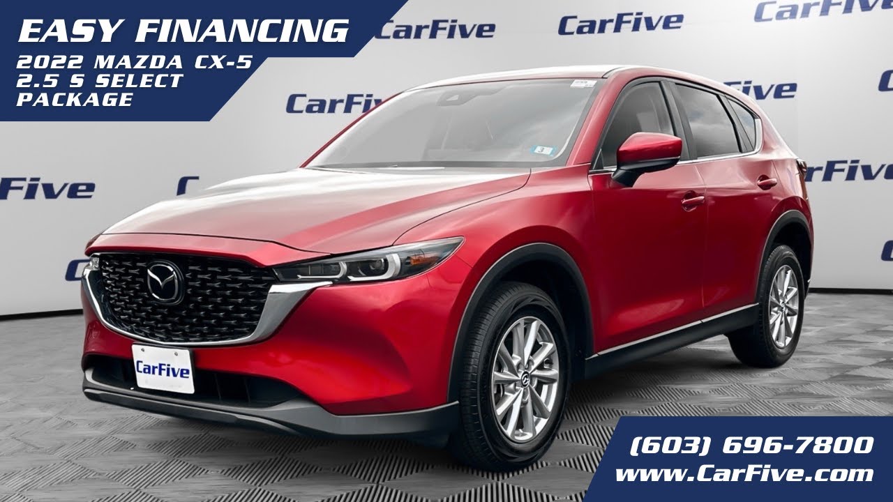 2022 Mazda CX-5 2.5 S Select AWD SUV – Modern Safety and Everyday Comfort
