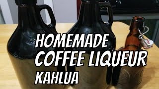 How to make Homemade Coffee Liqueur | Kahlua | Easy recipe