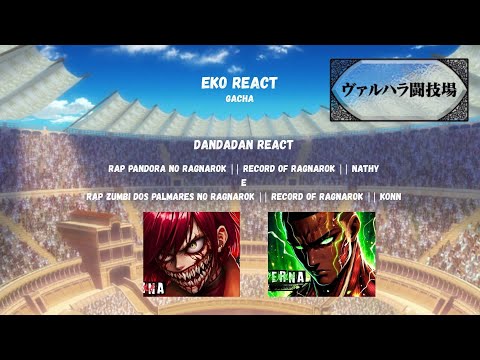 DanDaDan React RAP Pandora no Ragnarok || RECORD OF RAGNAROK || Nathy SC e RAP Zumbi || Konn
