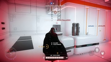 Darth Vader 6 kills with one lightsaber throw - Star Wars Battlefront 2