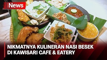 Nikmatnya Kulineran Nasi Besek Khas Jawa Timur di Kawisari Cafe & Eatery