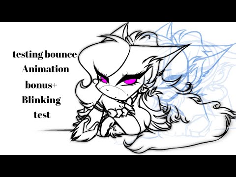 Bounce test animation (blinking test) - YouTube