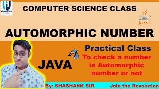 #Automorphic Number || How to check a number is automorphic  BY SHASHANK SIR