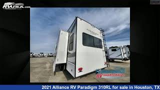 Beautiful 2021 Alliance RV Paradigm Fifth Wheel RV For Sale in Houston, TX | RVUSA.com