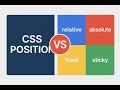 CSS Position Property: Relative vs Absolute vs Fixed vs Sticky