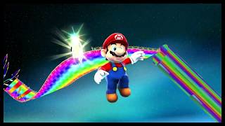 RAINBOW ROAD IN SUPER MARIO GALAXY 2 - SMG2 CUSTOM LEVELS