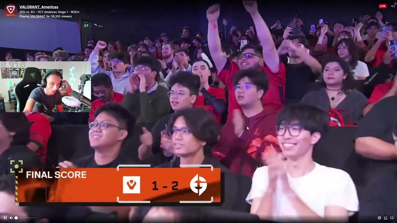 FNS Reacts To EG SHOCKING Performance To Beat Sentinels In VCT