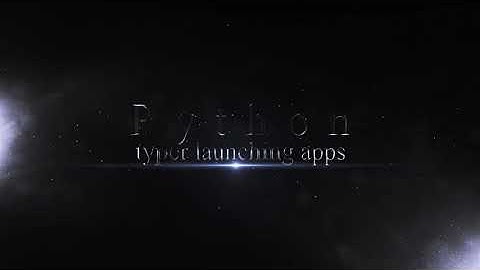 Python - Typer - Launching applications