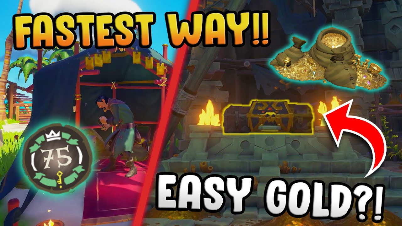 How to complete Gold Vaults for EASY Gold in Sea of Thieves!! YouTube