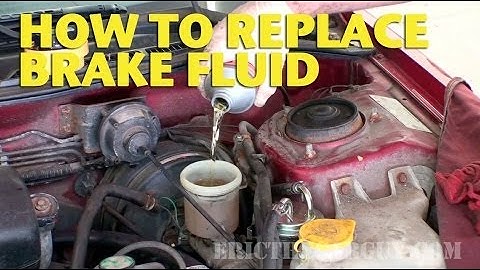 How To Replace  Brake Fluid by Yourself - EricTheCarGuy