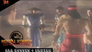 Mortal Kombat Shaolin Monks | All Bosses + Ending