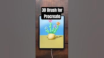 3D Brush for Procreate #procreatetutorials #digitalart #3dart