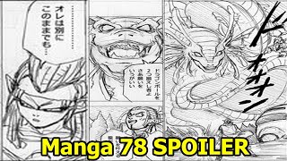 Se revela el Deseo de Elec SPOILER borradores Dragon Ball Super Manga 78