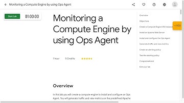 Monitoring a Compute Engine by using Ops Agent