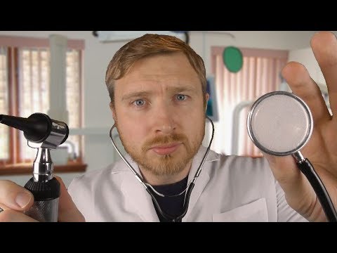 ASMR - Cranial Nerve Examination, Dr Roleplay (Follow the Light, Foam and Metalic Sounds) relaxation spa