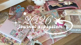 a very late 2026 journal ecosystem 𑣲⋆｡˚ | ft Arrtx and journal with me