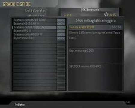 COD 4 - All Gold Weapons & All Challenges