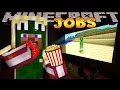 Minecraft Jobs - WORKING AT THE CINEMA! (Custom Roleplay)