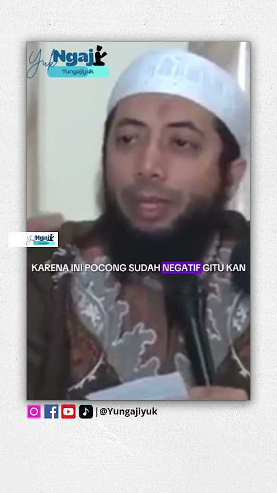 Benarkah jika tali kain kafan tidak.dibuka,arwah akan menjadi pocong?#khalidbasalamah #pocong