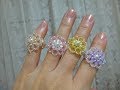 フラワー🌸リング（指輪）簡単作り方