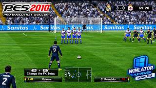 Download lagu PES 2010 ON WINLATOR 🔥 Real Madrid Gameplay | Classic Football Game HD 120PFS