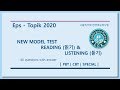 Eps Topik 2020 New Model Reading (읽 기) & Listening (듣기)Test | 40 Questions with Answer