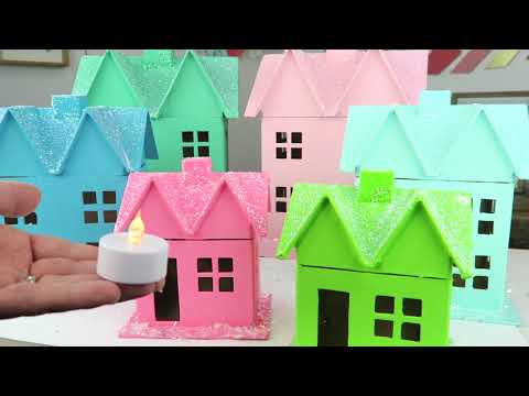 diy-christmas-decorations-for-kids-|-christmas-village-houses