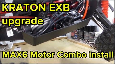 Arrma Kraton EXB upgrade: MAX6 Combo installation