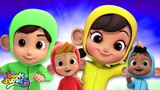 Cinq petits singes | Musique enfant | Dessins animés | Boom Buddies en Français | Comptines bébé