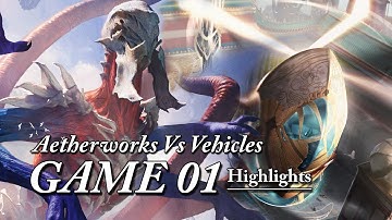 Magic The Gathering Highlights Temur Aetherworks Vs 4-Color Vehicles Game01 (12-26-2016)
