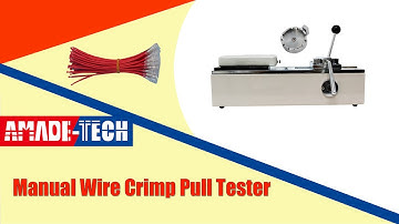 Manual Wire Crimp Pull Tester - AmadeTech