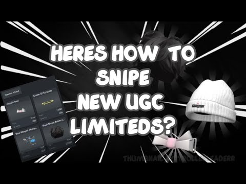 How to SNIPE Limiteds on Roblox! (Using Rolimons!) 