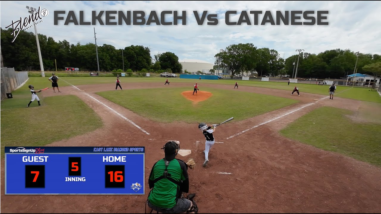 East Lake Minors Baseball Falkenbach Vs Catanese YouTube