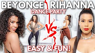 Rihanna vs Beyonce Dance Party Workout (Full Body, No Equipment)| growwithjo