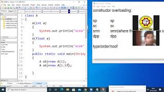 JNTUK R19 II BTECH II SEM JAVA PROGRAMMING UNIT 2 constructors part 4